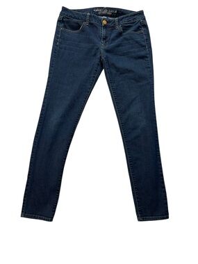 American Eagle Jeans, Skinny Jeggings, Size 8, Dark Blue, Women, AEO, Indigo